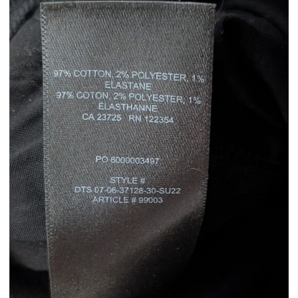 ARITZIA Wilfred Free Modern Cotton Cargo Pants High Rise Black Women’s Size 2 - Picture 7 of 7